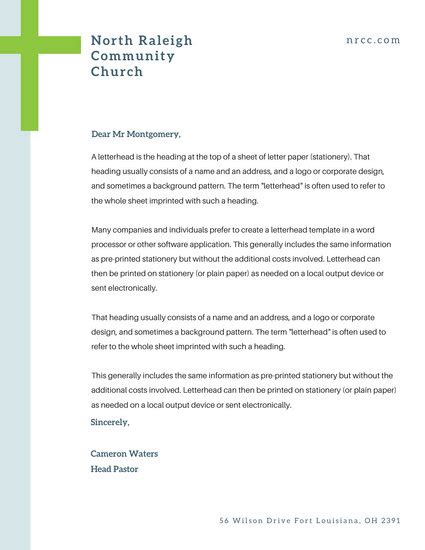 customize  church letterhead templates  canva