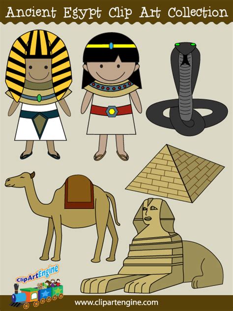 Ancient Egypt Clip Art For Personal And Commercial Use