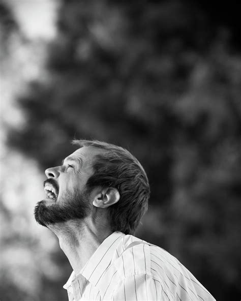A Screaming Man Looking Up Photograph By Ron Koeberer Fine Art America