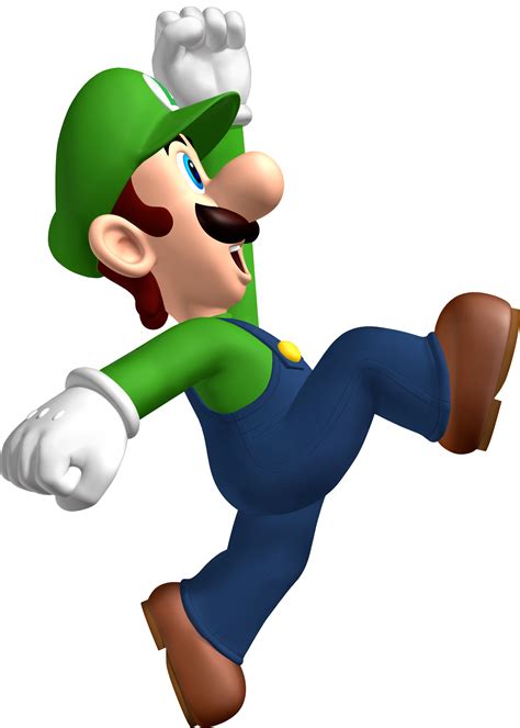 File Luigi Jumping NSMB Side Artwork Png Super Mario Wiki The Mario