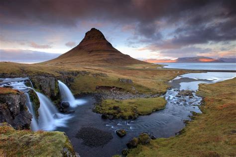 Iceland Snæfellsnes Kirkjufell And The Waterfall Kirkjufellsfoss In