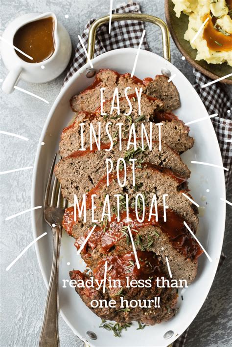 Easy Instant Pot Meatloaf Foodness Gracious Recipe Good Meatloaf