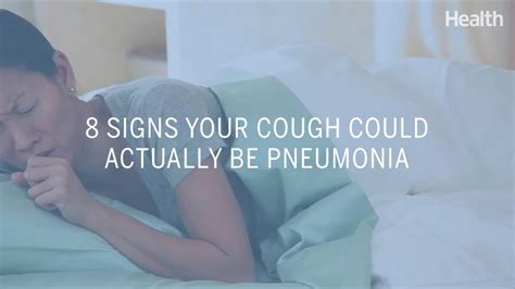 Signs And Symptoms Of Pneumonia Health