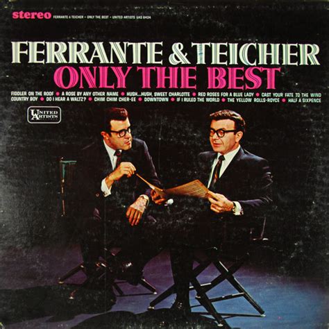 Ferrante And Teicher Only The Best 1965 Vinyl Discogs