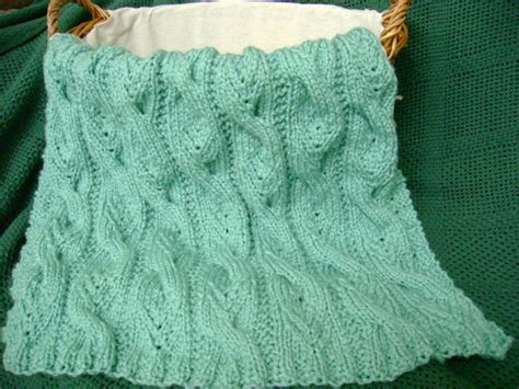 You might also like ten stitch blanket free knitting pattern. Free Afghan Knitting Pattern: Sweet Cables Baby Blanket