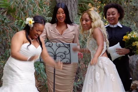 Shocking Moment When Cardi B Was Seen Officiating A Lesbian Wedding