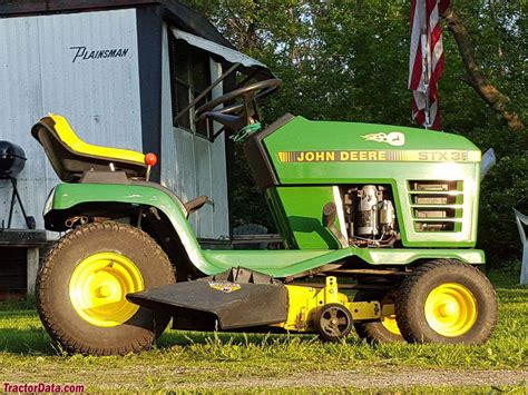 John Deere Stx38 Yellow Deck Tractor Photos Information