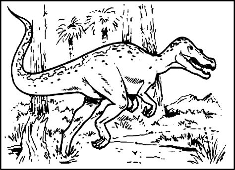 Printable Coloring Pages Dinosaur