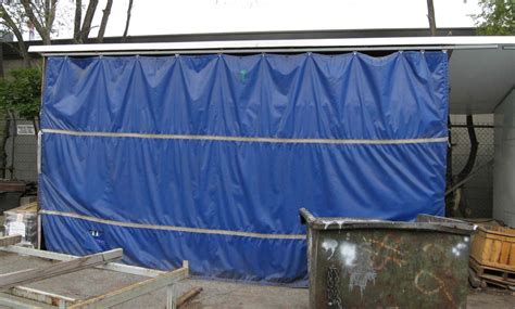 How about a hammock inside the tarp? Industrial Curtains and Track
