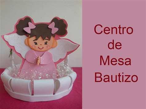 Centro De Mesa Para Bautizo Centerpiece Christening Angelitos Para