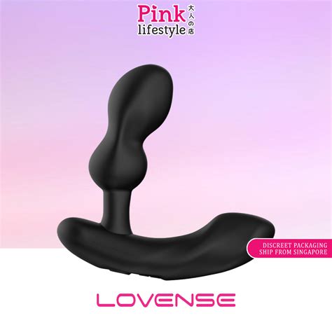 Lovense Edge App Controlled Prostate Massager Anal Toy Prostate Massager Butt Plug Vibrator