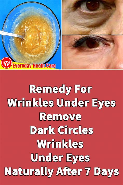 How To Get Rid Of Wrinkles Under Eyes And Dark Circles With This Simple