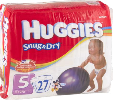 Huggies Snug And Dry Size 5 Diapers 27 Ct Fred Meyer