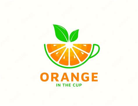 Premium Vector Orange Fruit Logo Design Template