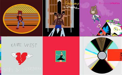 Container Unterteilen Akademie All Kanye West Album Covers Katastrophe Laden Mental