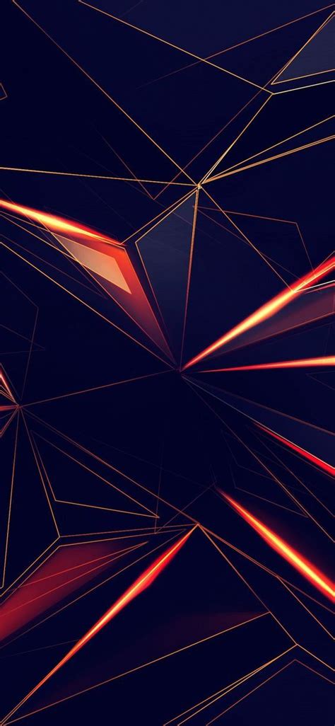 3d Shapes Abstract Lines 4k In 1125x2436 Resolution Hd Wallpaper