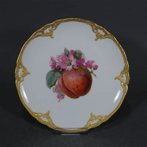 No need to wander anywhere. KPM Berlin Neuzierat Obstteller Prunkteller Teller fruit ...