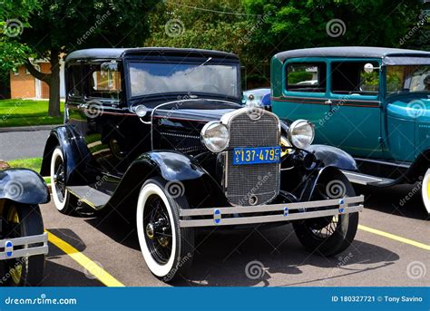 Black 1931 Ford Model A Editorial Photo Image Of Front 180327721