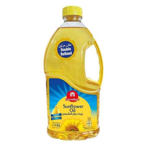 Buy Carrefour Sunflower Oil 1 5 Liter Online Shop Food Cupboard On
