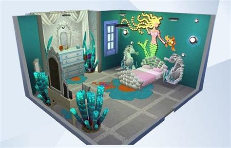 Under The Sea Room And House Collection The Sims 4 P1 Sims4 Clove