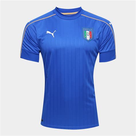 A federação italiana de futebol (em italiano: Camisa Seleção Itália Home s/nº 2016 Torcedor Puma ...