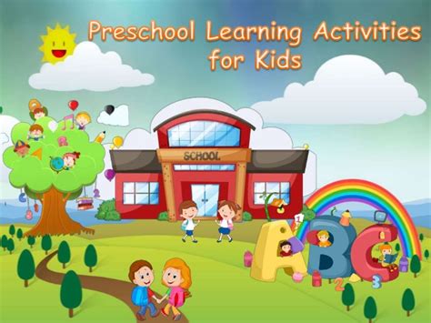 More and more kids continue to enterdaycare facilities, and daycare is a big part of their earlydevelopment. Preschool Learning Activities for Kids