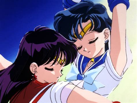 Sailor Mercury And Mars Sailor Moon Wallpaper 28649662 Fanpop