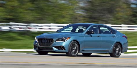 2018 Genesis G80 Sport Rwd Test Review Car And Driver