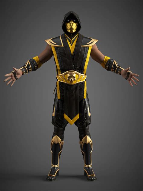 Mk11 Scorpion Gold Demon Costume By Mclarenh On Deviantart