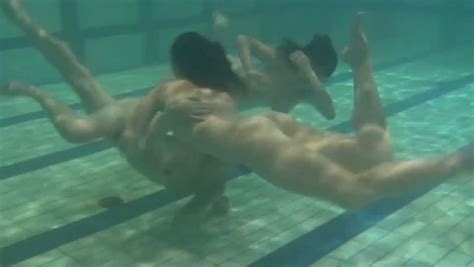 Sweet Teen Trio Underwater In The Pool Filmed Nude