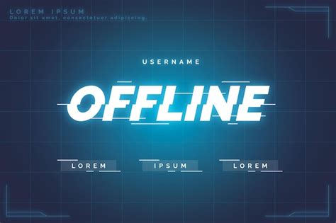 Offline Twitch Banner Images Free Vectors Stock Photos And Psd