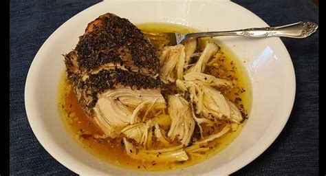 Breast meat will be fully pasteurized, safe to eat, and done when held at 145° for only 10 minutes. Crock Pot Chicken Breast - Christine's Keto
