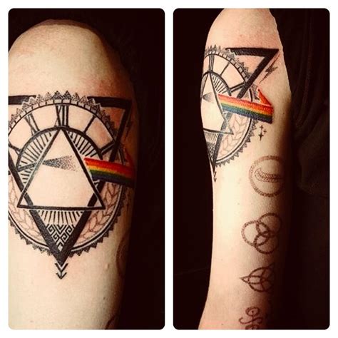 Pink floyd flower tattoo d. Pink Floyd Tattoo by Jenna Chasinghawk at Pins and Needles ...