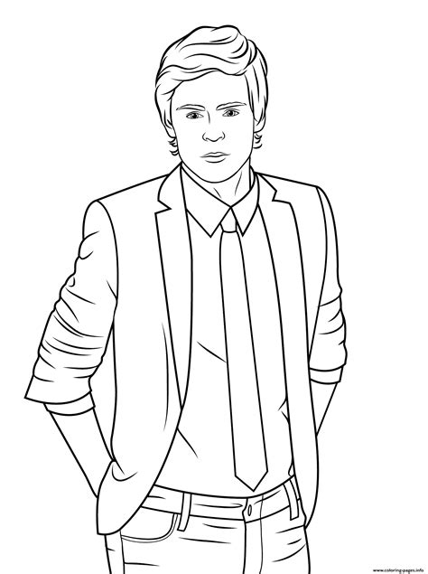Zac Efron Celebrity Coloring Pages Printable