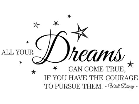 I resent the limitations of my own walt disney at some point has impacted everyone's life, rather picking a favorite character or watching a favorite disney movie such as beauty and the. Wandtattoo All your dreams can come true… - Klebeheld.de