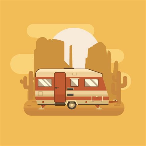 How To Create A Golden Camping Trailer In Adobe Illustrator