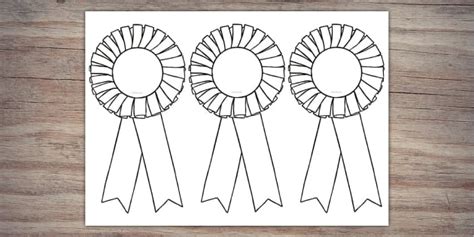 Printable Colouring Rosettes Twinkl Party Twinkl