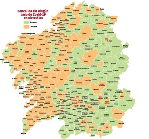 Mapa Coronavirus En Galicia La Galicia Sin Covid Crece Estos Son Los
