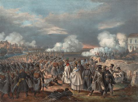 Battle Of Arcis Sur Aube During Coalition Invasion Of France 1814