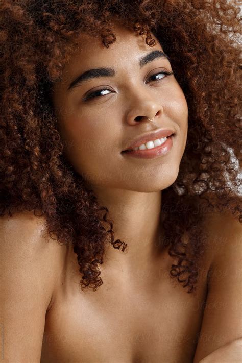 Black Woman Nude Beauty Portrait By Stocksy Contributor Ohlamour