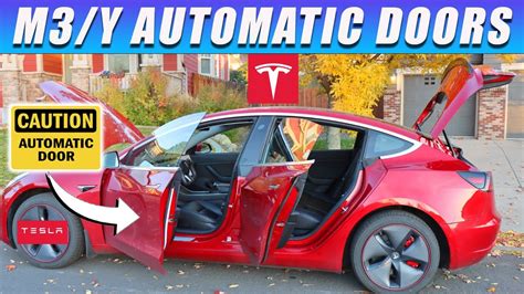 Self Presenting Automatic Power Doors For Tesla Model 3y 2022 Must
