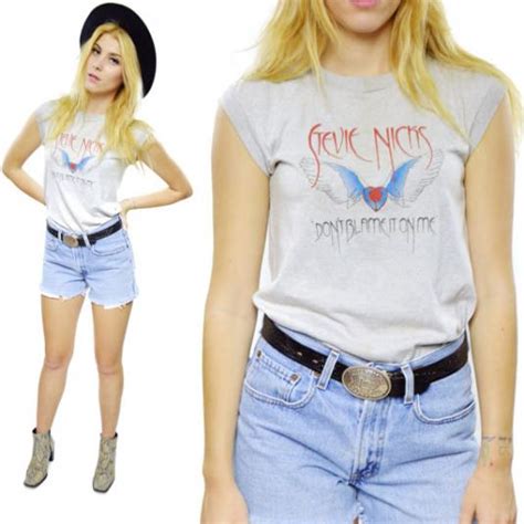 She wanted to be a member of tom petty and the heartbreakers, which led her to jimmy iovine. Vintage 80s Stevie Nicks Don't Blame It On Me Tank T Shirt ...