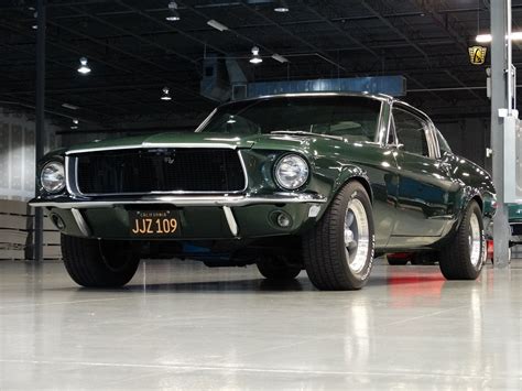 1968 Ford Mustang Bullitt 390 Fastback Green Cars Classic