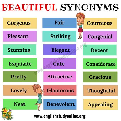 Beautiful Synonyms | List of 30+ Helpful Synonyms for Beautiful