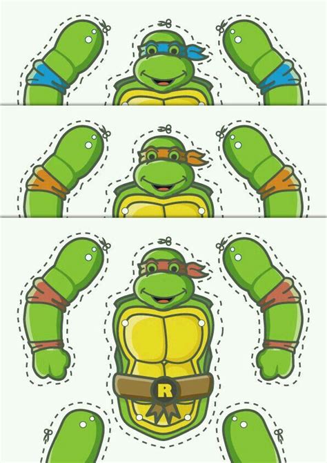 Ninja Turtle Craft Printable Cratfra