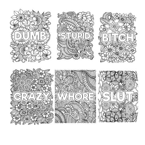Explicit Adult Coloring Pages Etsy