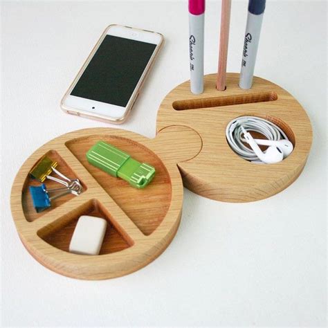Brand New Interlocking Two Piece Desk Tidy Safely And Neatly Store