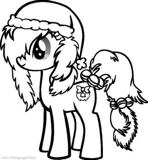 The Best My Little Pony Christmas Coloring Pages Coloring