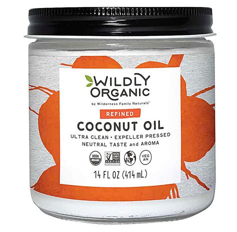 Wildly Organic Refined Coconut Oil Fl Oz Vitacost