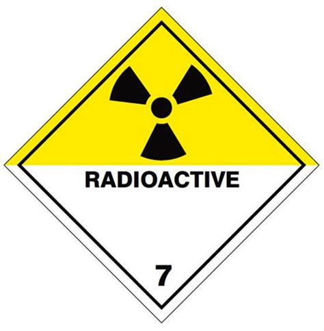 7 Radioactive Hazard Labels